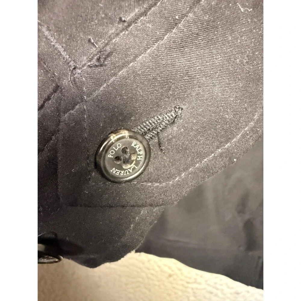 VTG Polo Ralph Lauren Harrington Jacket Men's Size‎ 2XLT Black Full Zip Lined